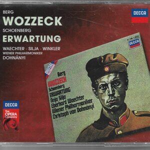 Decca Opera Company Berg/Wozzeck & Schoenberg/Erwartung 2-CD Set Sung in German
